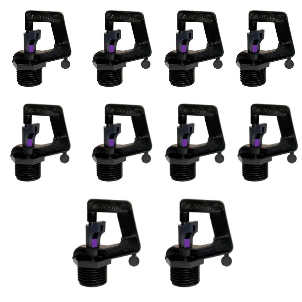 MICRO ASPERSOR MC20 BOCAL ROXO 425 L/H KIT C/ 10 UNIDADES