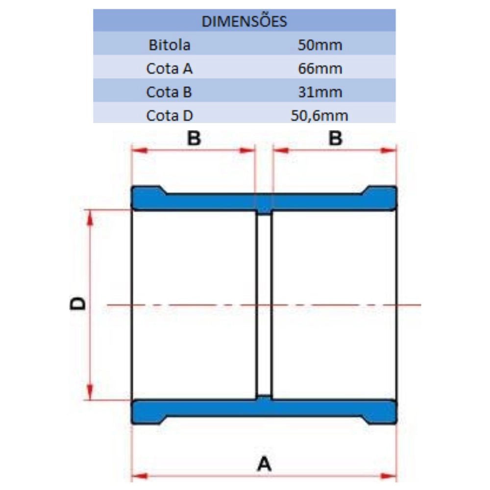 LUVA LF 50MM - TIGRE (PC)