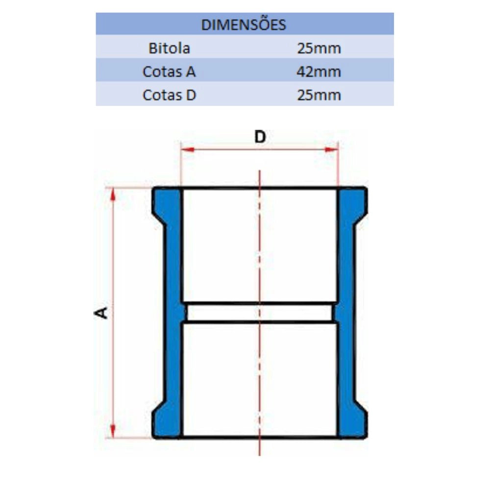 LUVA SD 25MM - TIGRE (PC)
