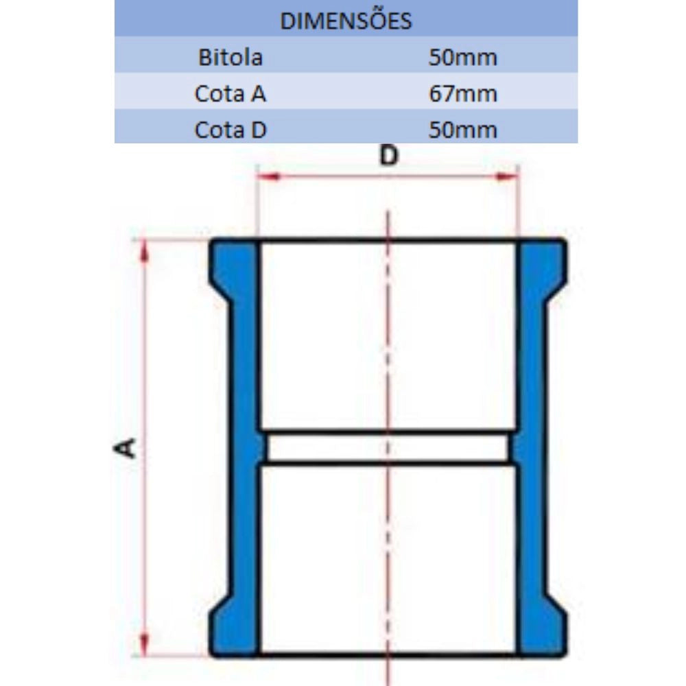 LUVA SD 50MM - TIGRE (PC)