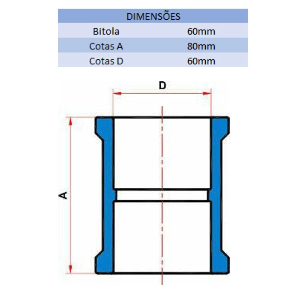 LUVA SD 60MM - TIGRE (PC)