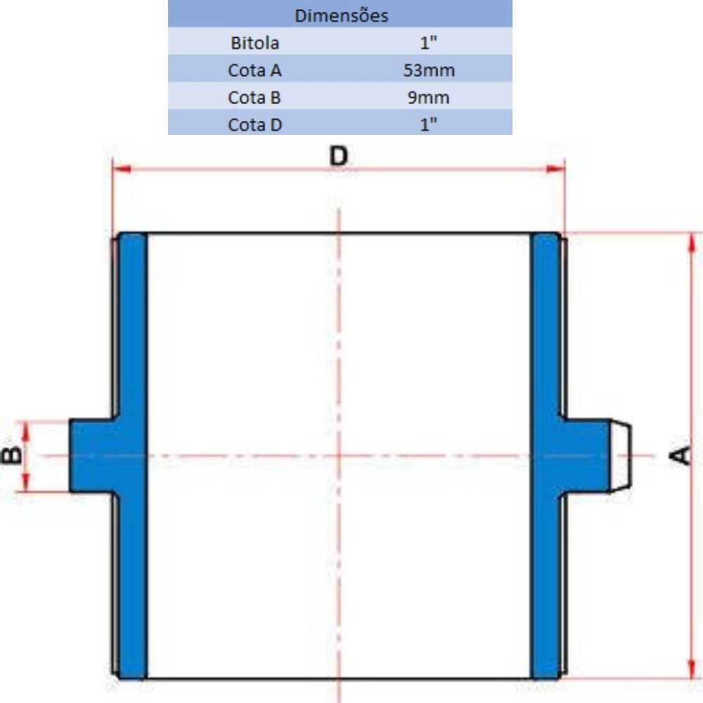 NIPLE BR 1" - TIGRE (PC)