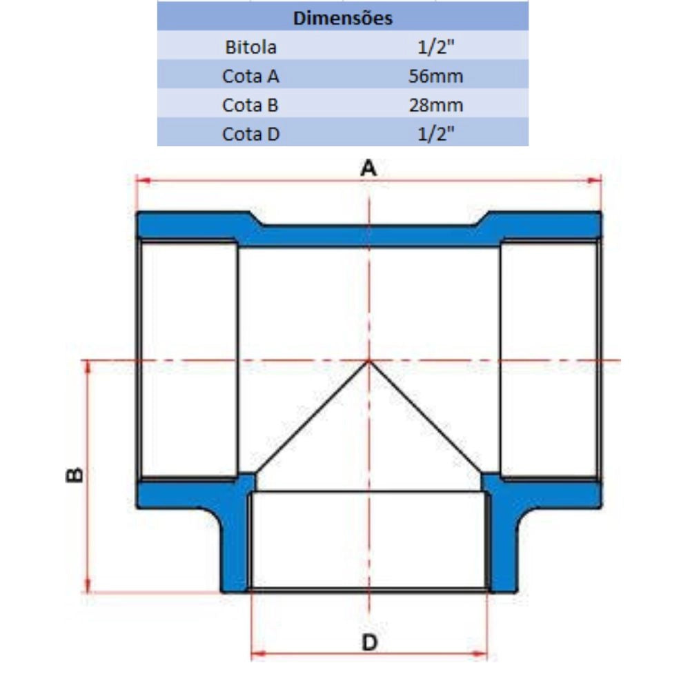 TE BR 1/2'' - TIGRE (PC)