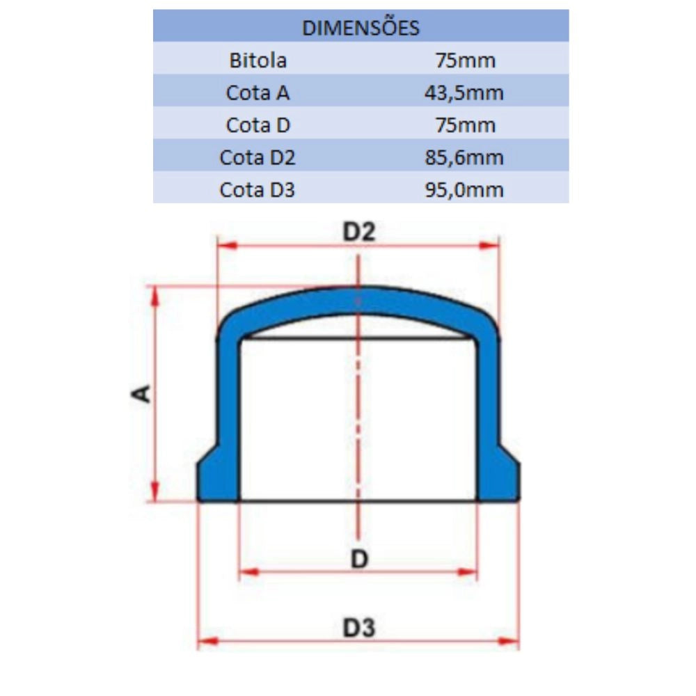 CAP SD 75MM - TIGRE (PC)