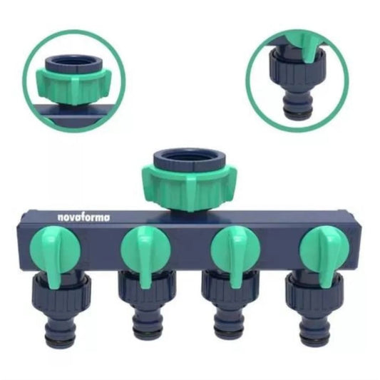CONECTOR PARA MANGUEIRA 4 VIAS C/ REGISTRO - NOVA FORMA (PC)