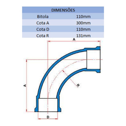 CURVA SD 90° 110MM - TIGRE (PC)