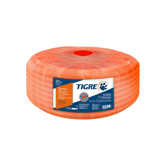 ELETRODUTO REFOR CORRUGADO LARANJA LAJE 3/4" 50M - TIGRE (RL)