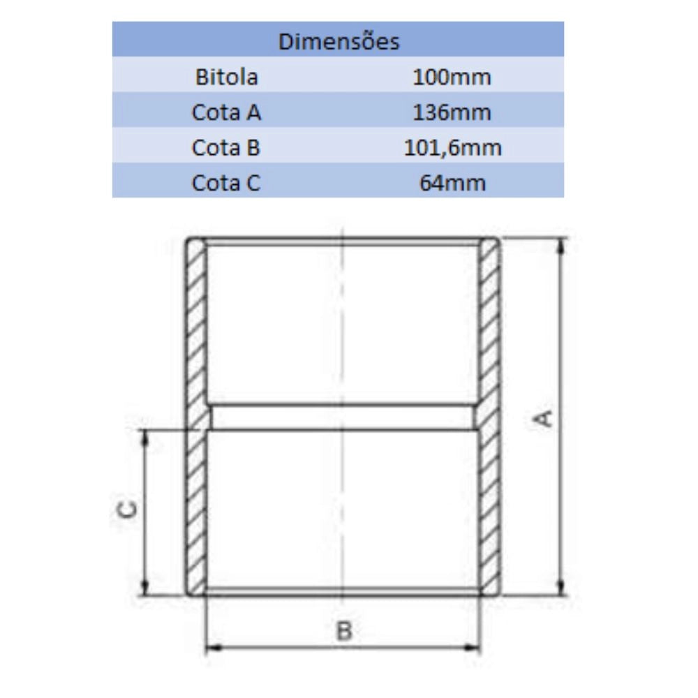 LUVA LF 100MM - VIQUA (PC)