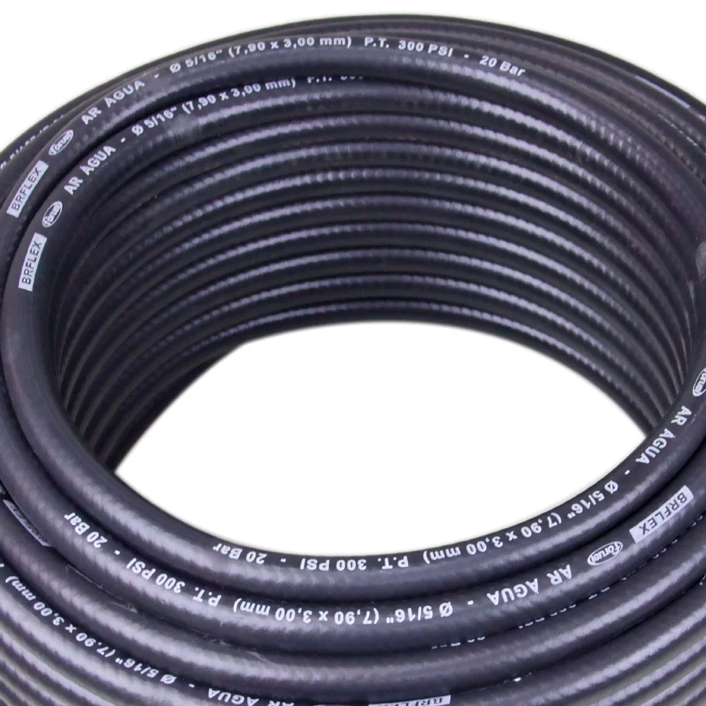 MANGUEIRA AR/ÁGUA 300PSI 1" (50 METROS) - BRFLEX (M)
