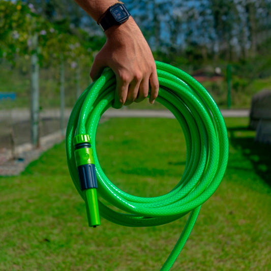 MANGUEIRA JARDIM TOPFLEX C/ ESGUICHO 1/2" - 15M - VIQUA (UN)