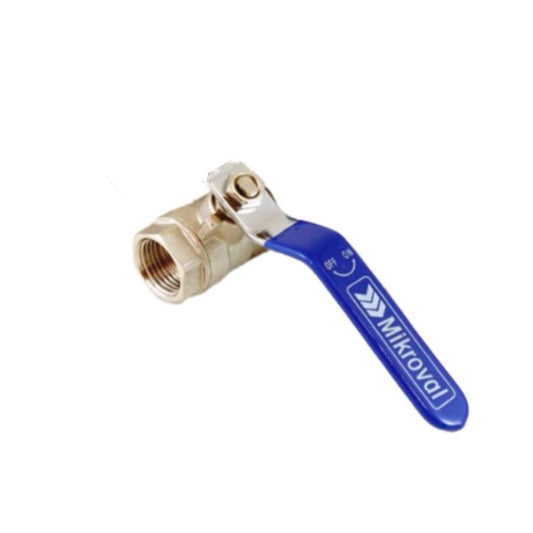 REGISTRO DE ESFERA METÁLICO 1/4" - MIKROVAL (PC)