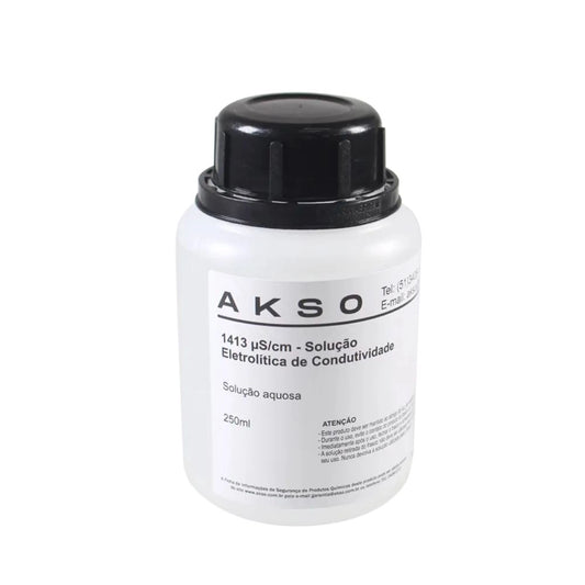 SOLUÇÃO CONDUTIVIDADE 1413US - 250ML - AKSO (PC)