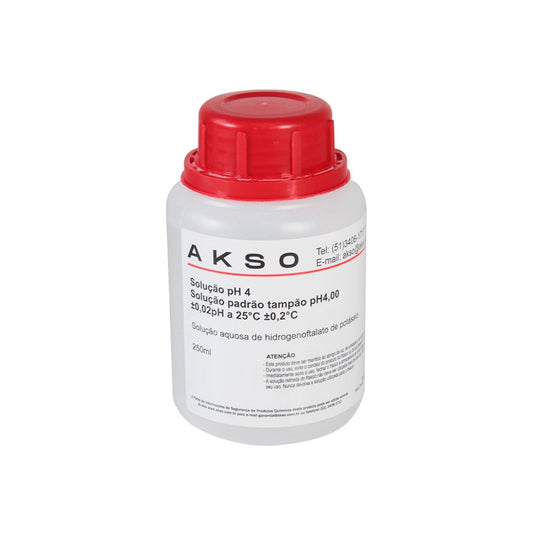SOLUÇÃO PH 4 - 250ML - AKSO (PC)