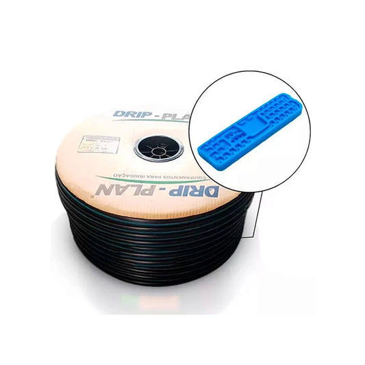 TUBO GOTEJADOR BOBDRIP 16MM 35MIL 4,0L/H 0,75M X 0,75M 500M - DRP PLAN (M)