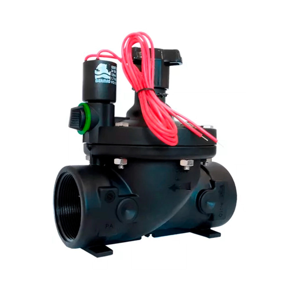 VÁLVULA ELÉTRICA 3/4" C/ FECHO 24VAC - BERMAD (PC)