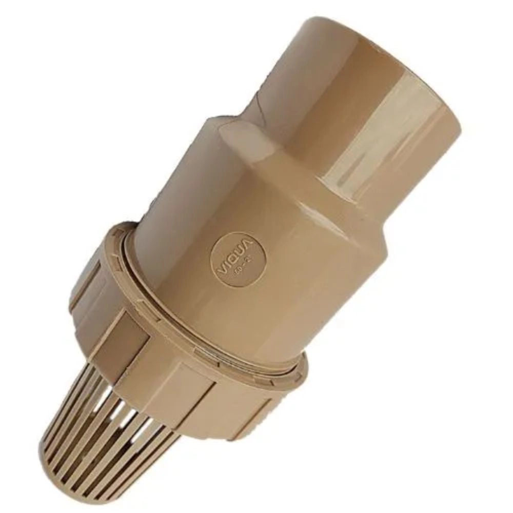 VÁLVULA FUNDO DE POÇO PVC 1.1/2" - VIQUA (PC)
