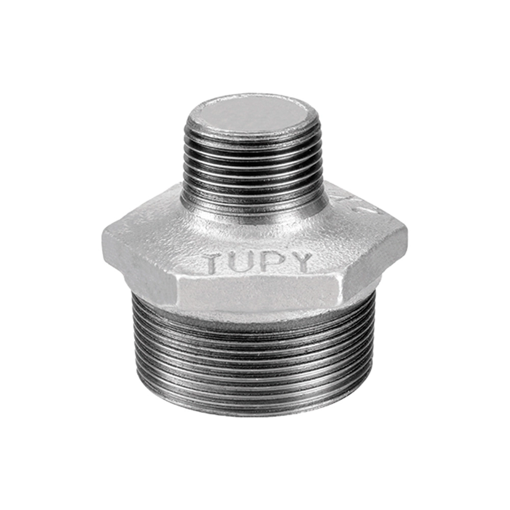 NIPLE DE REDUÇÃO GALVANIZADA 3" X 2" - TUPY | Agriestufa Shop