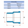 ADAPTADOR AGRO 32MM X 1" - VIQUA 