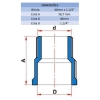 ADAPTADOR SD 40MM X 1 1/4" - TIGRE 