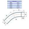 CURVA LF 45° 100MM PB - TIGRE 