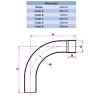 CURVA LF 90° 150MM PB - TIGRE 