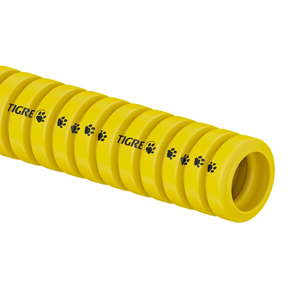 ELETRODUTO CORRUGADO AMARELO 3/4" 25M - TIGRE (RL)